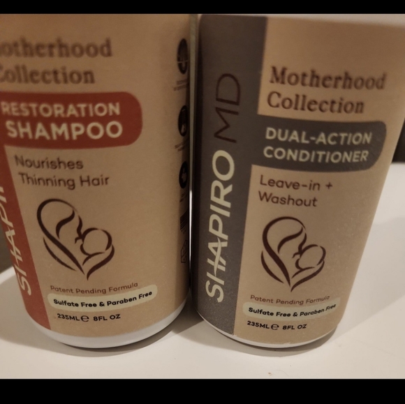SHAPIRO MD Motherhood collection Shampoo and Conditioner = CLOSET CLOSING - Picture 2 of 4